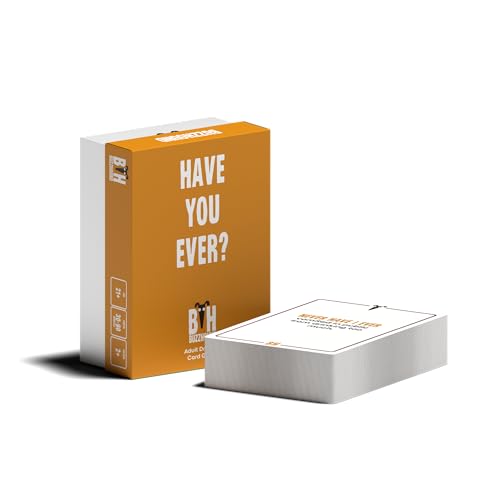 Never Have I Ever Game - 60-Card Set with Daring Questions and Confessions - Fun Party Game, Friends, College Nights